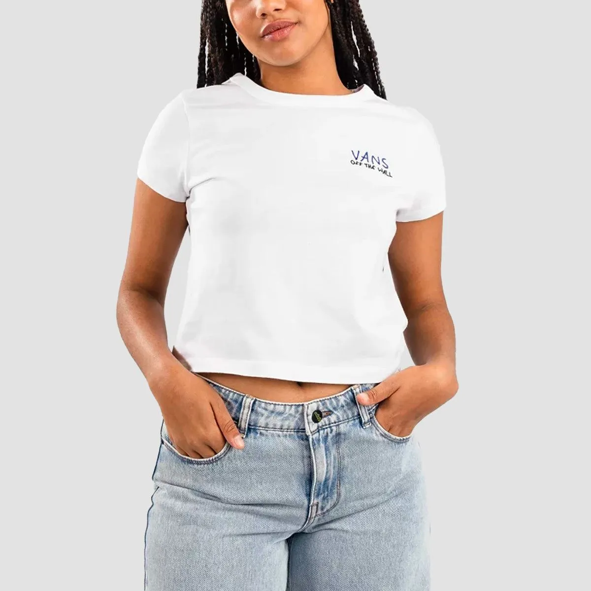 Vans Breana Geering Skate Mini T-Shirt White - Womens