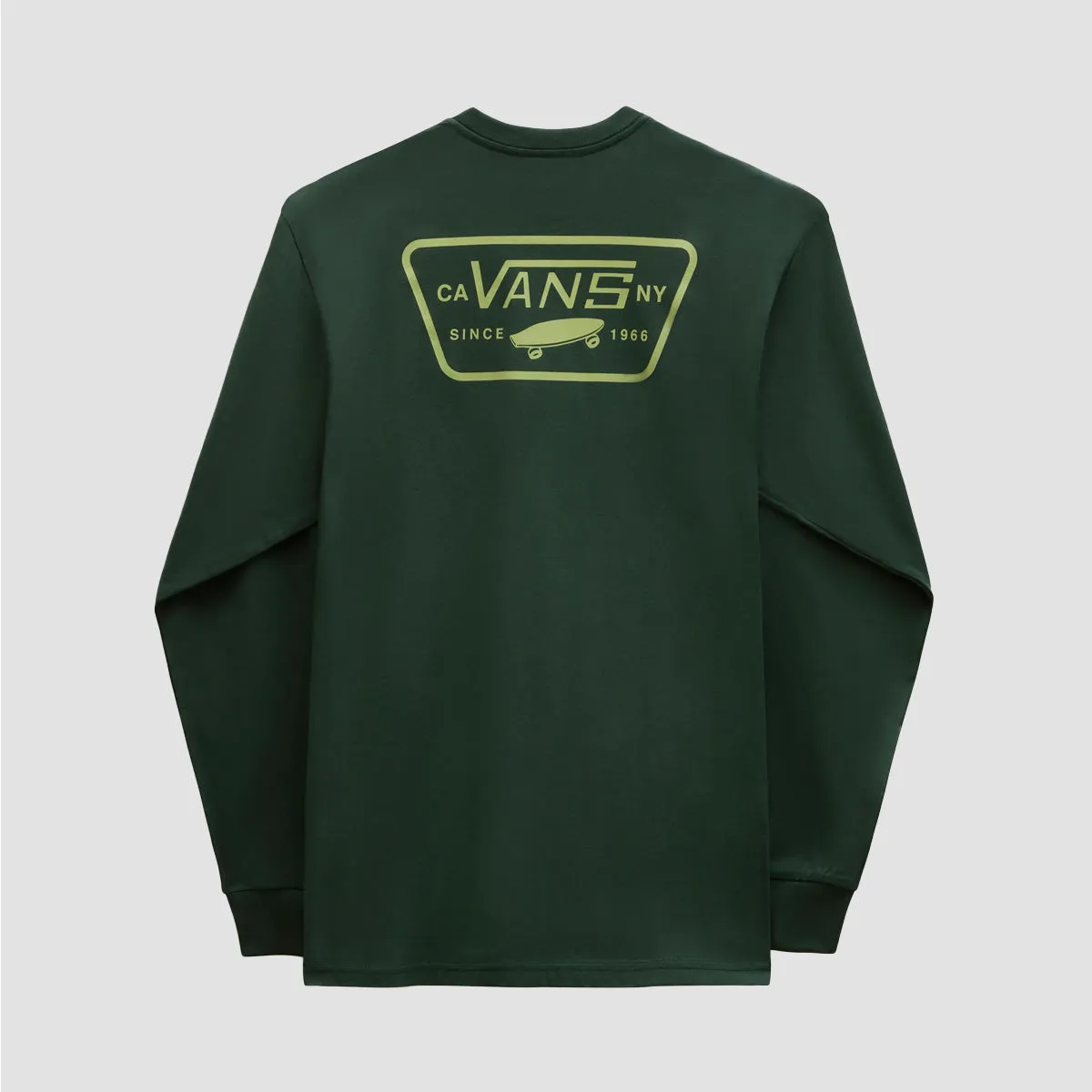 Vans Full Patch Back Longsleeve T-Shirt Deep Forest/Winter Pear