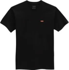 Vans Left Chest Hit Mens Logo T-Shirt - Black Melon