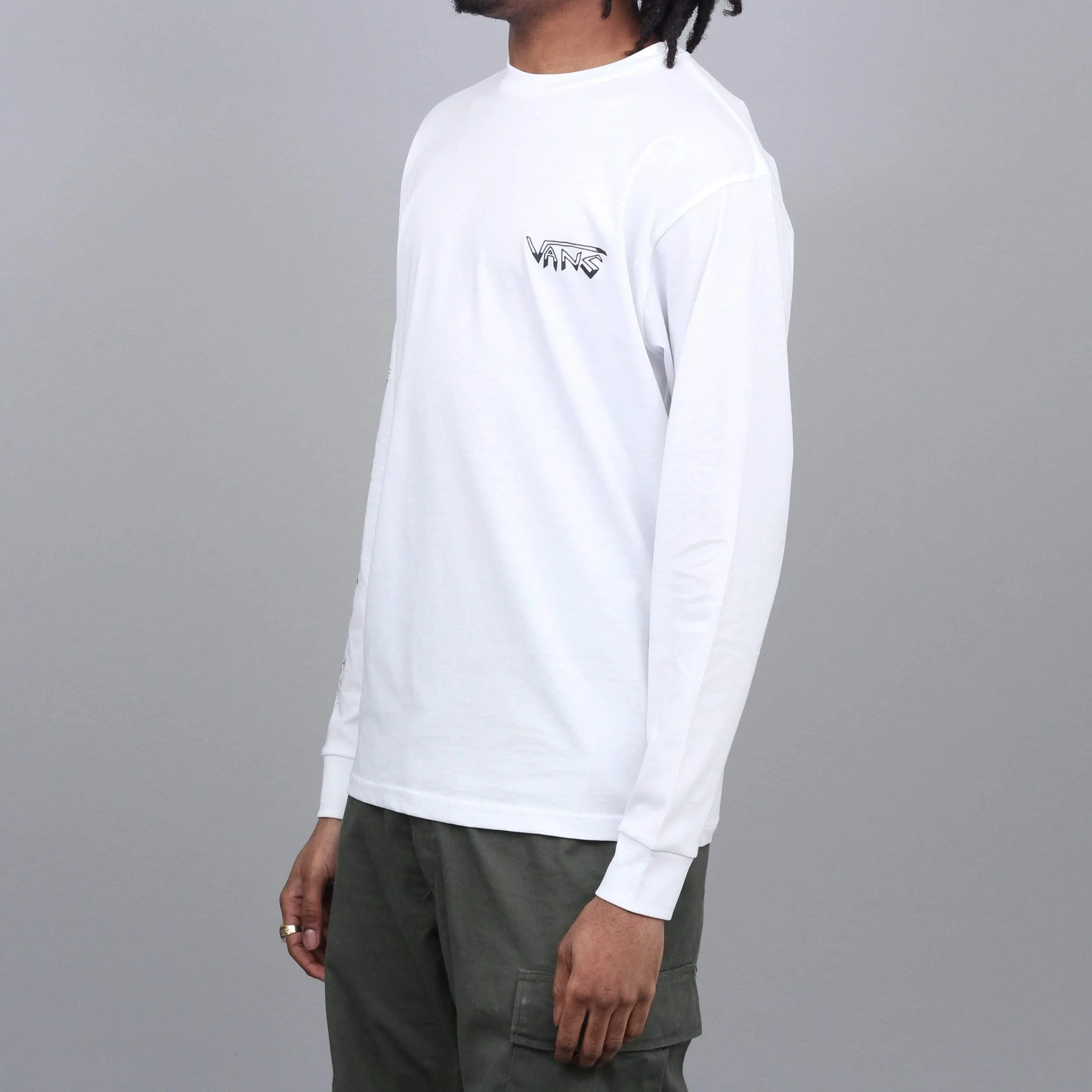 Vans Rowan Zorilla Faces Longsleeve T-Shirt White