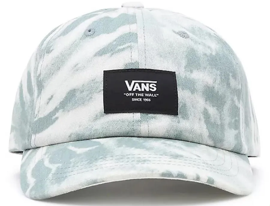 Vans Tie Dye Curved Bill Jockey Hat (Chinois Green)