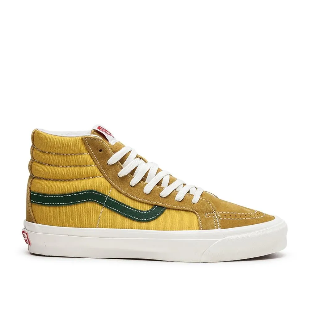 Vans Vault OG Sk8-Hi LX (Mustard Yellow / Green)