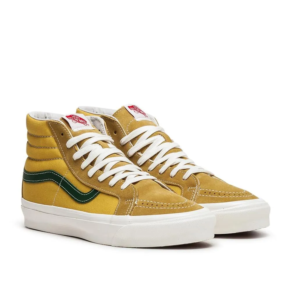 Vans Vault OG Sk8-Hi LX (Mustard Yellow / Green)