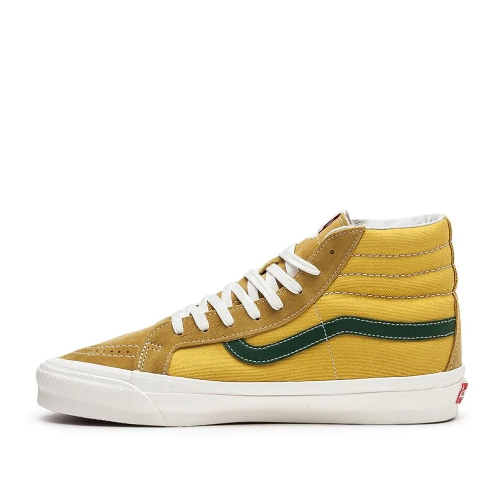 Vans Vault OG Sk8-Hi LX (Mustard Yellow / Green)