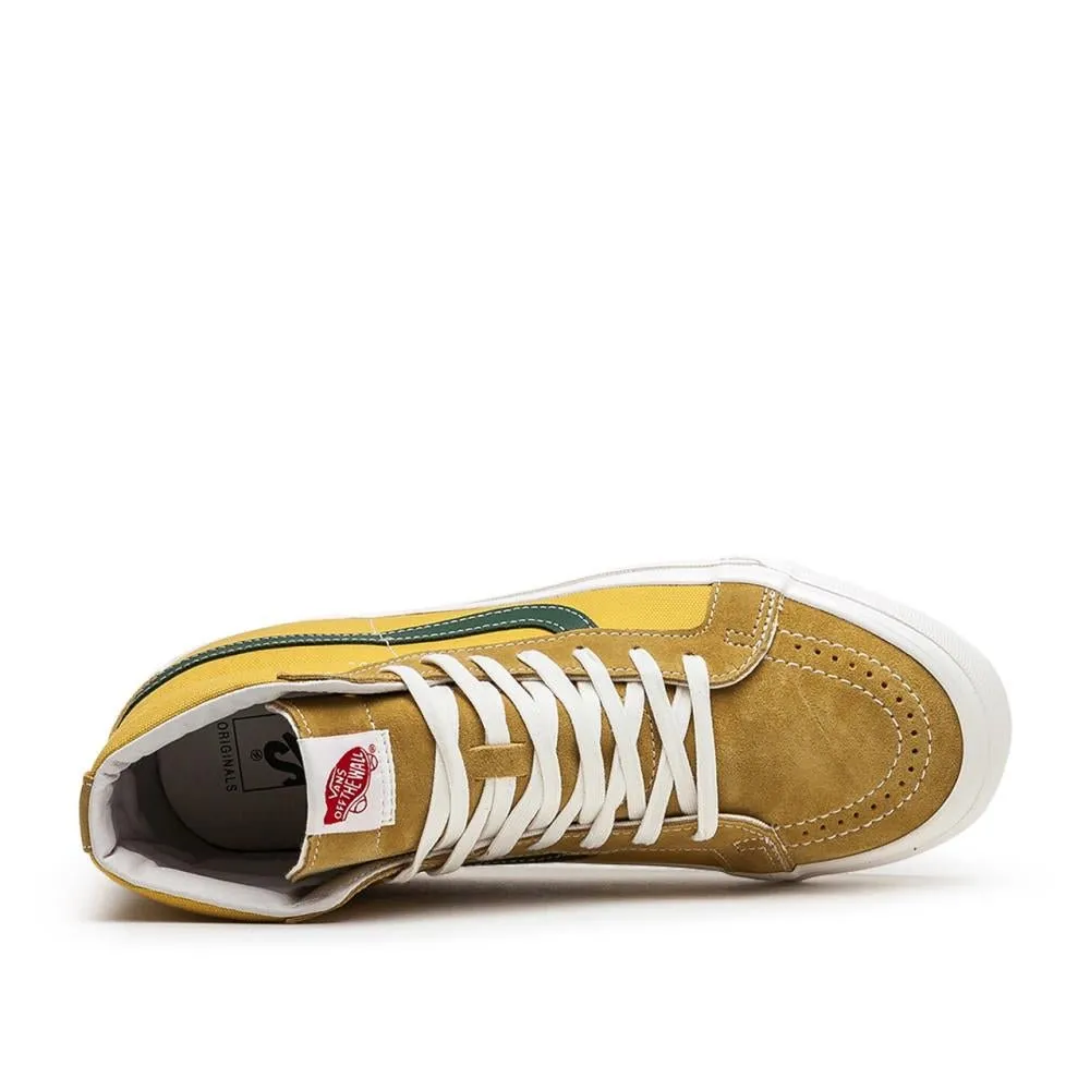 Vans Vault OG Sk8-Hi LX (Mustard Yellow / Green)