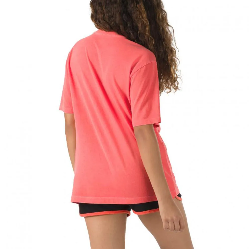 Vans Womens Pocket V T Shirt - Hot Coral