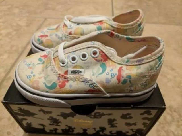 Vans x Disney Ariel Print Little Mermaid World Princess ...