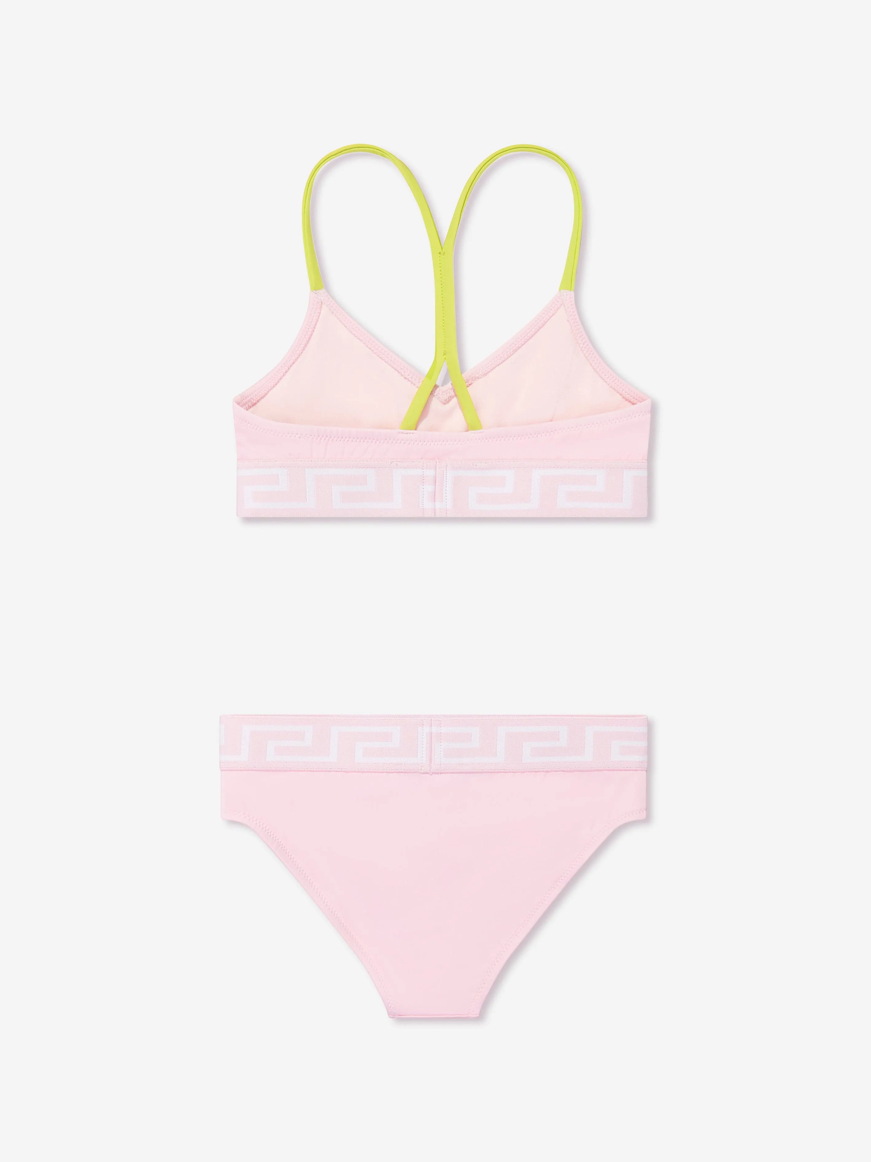 Versace Girls Greca Bikini in Pink