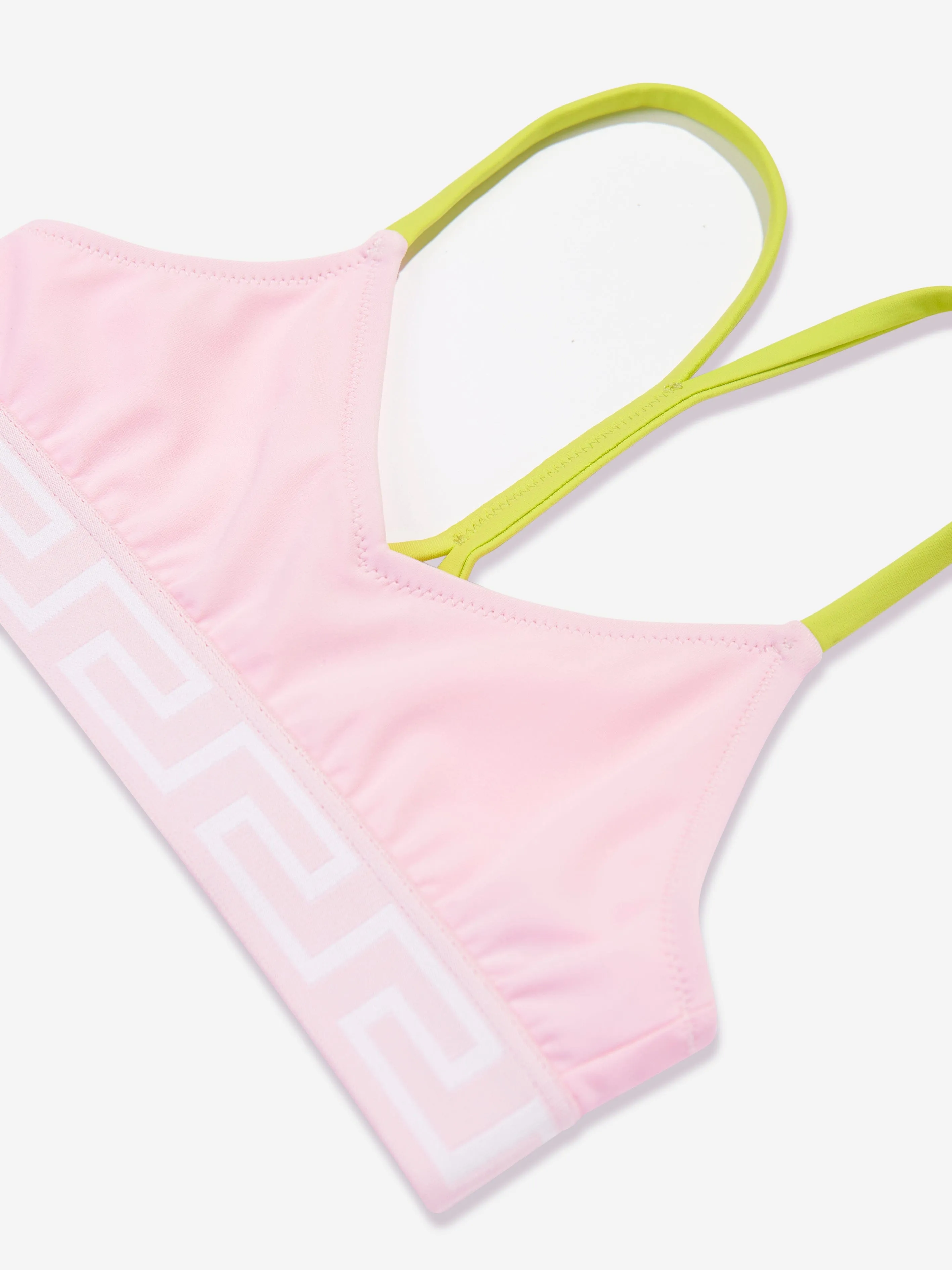 Versace Girls Greca Bikini in Pink