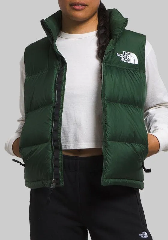 W 1996 Retro Nuptse Vest - Pine Needle