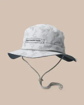 Waterway Camo Print Performance Sun Hat - Grey