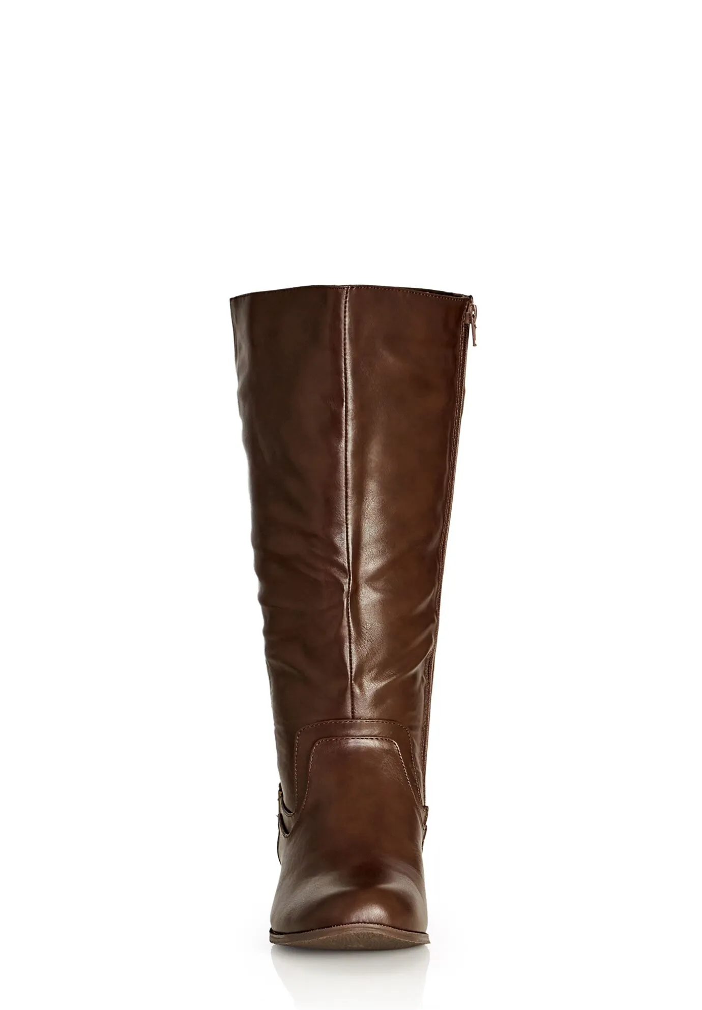 WIDE FIT Cilla Knee Boot - chocolate