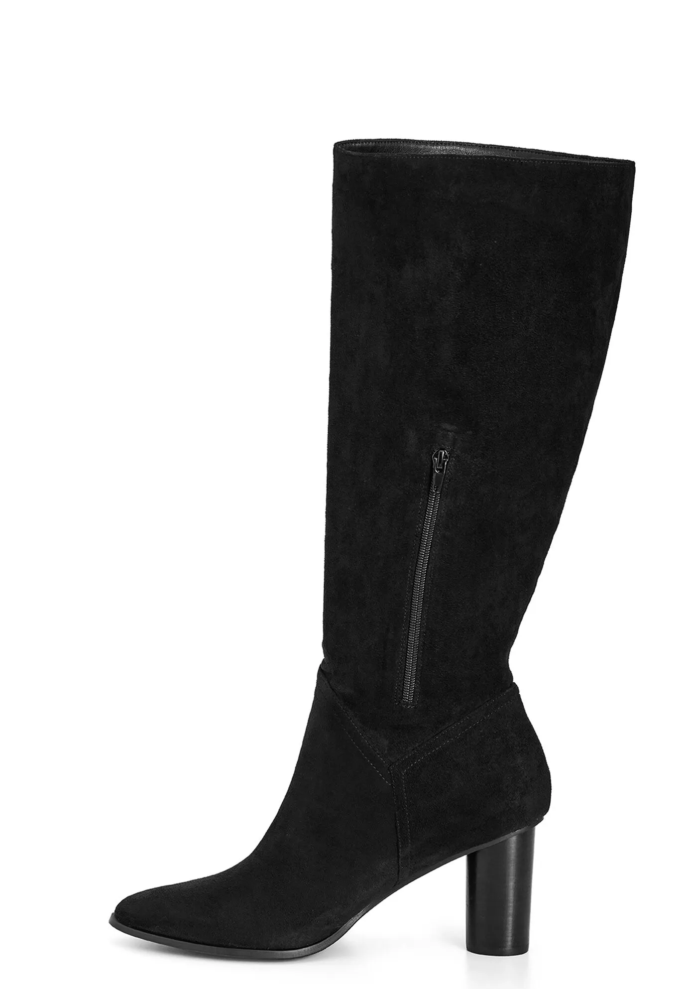 WIDE FIT Impact Knee Boot - black