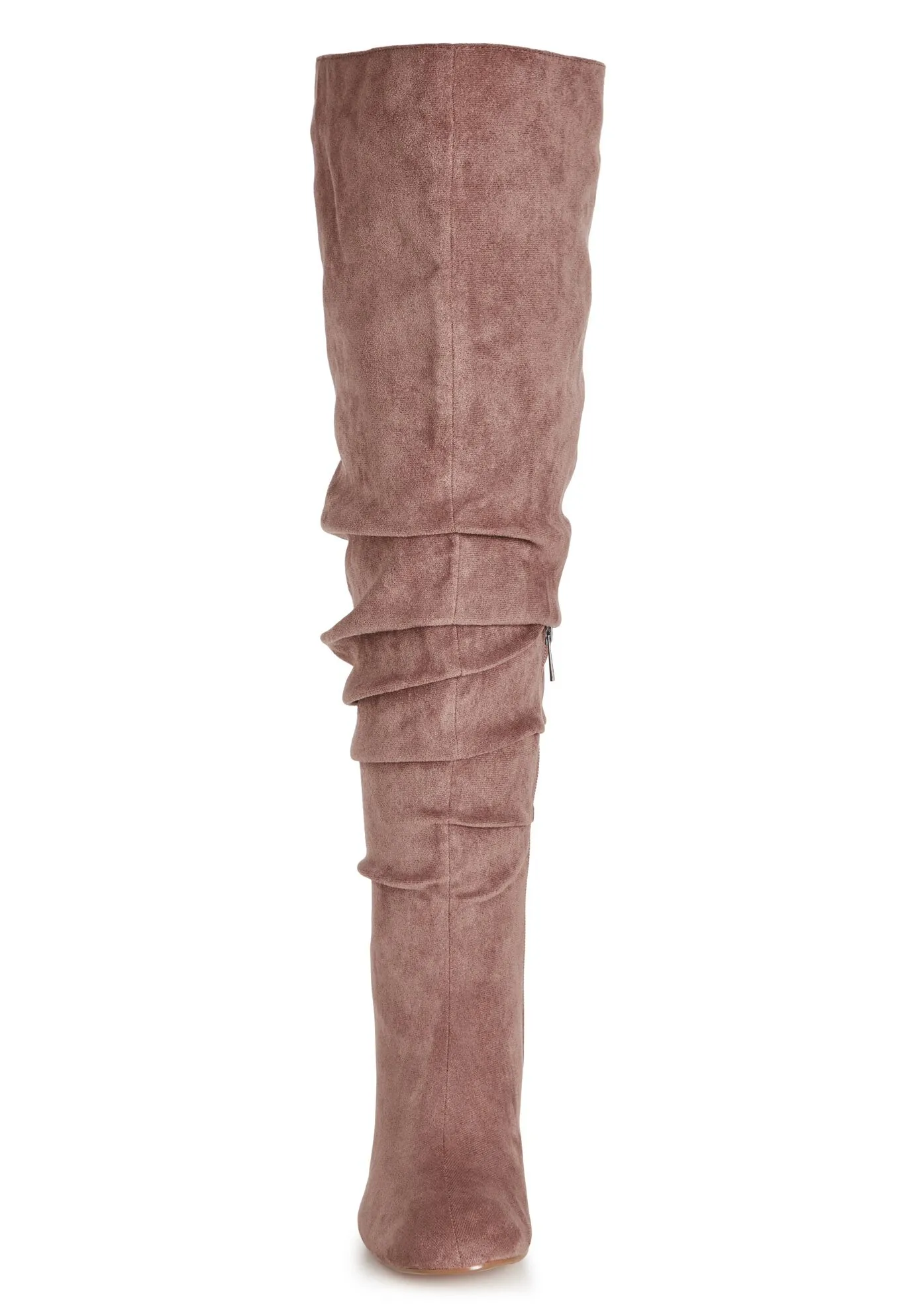 WIDE FIT Raquel Knee Boot - mushroom