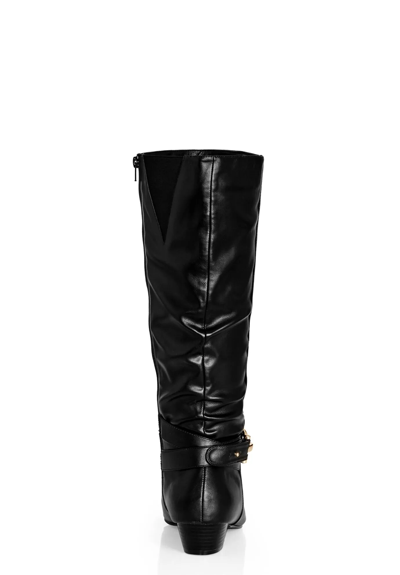 WIDE FIT Rialta Knee Boot - black