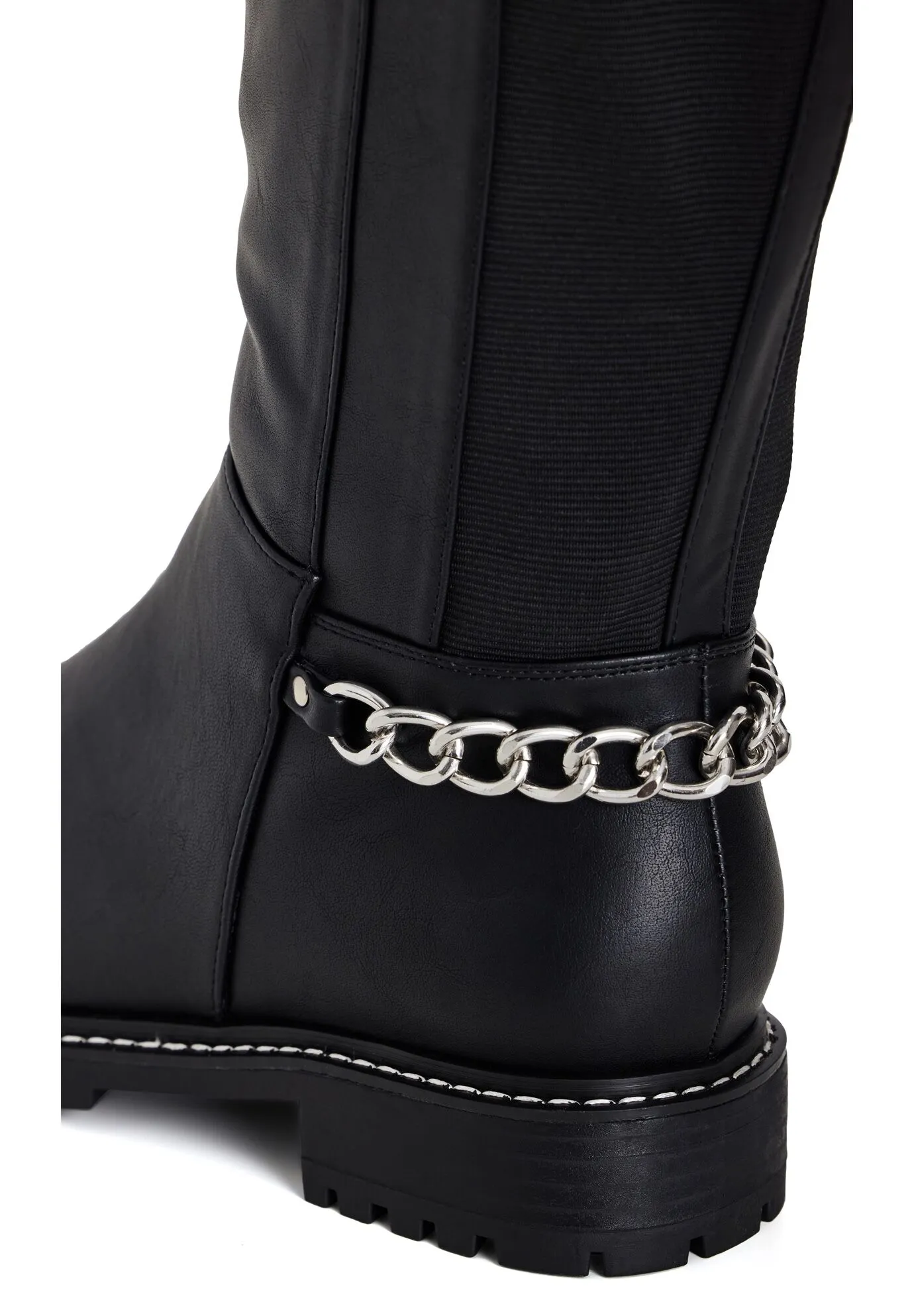 WIDE FIT Serene Knee Boot - black