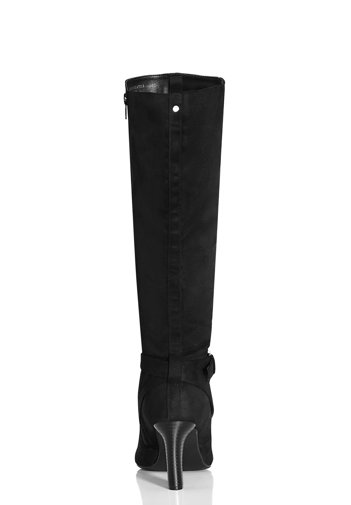 WIDE FIT Tara Knee Boot - black