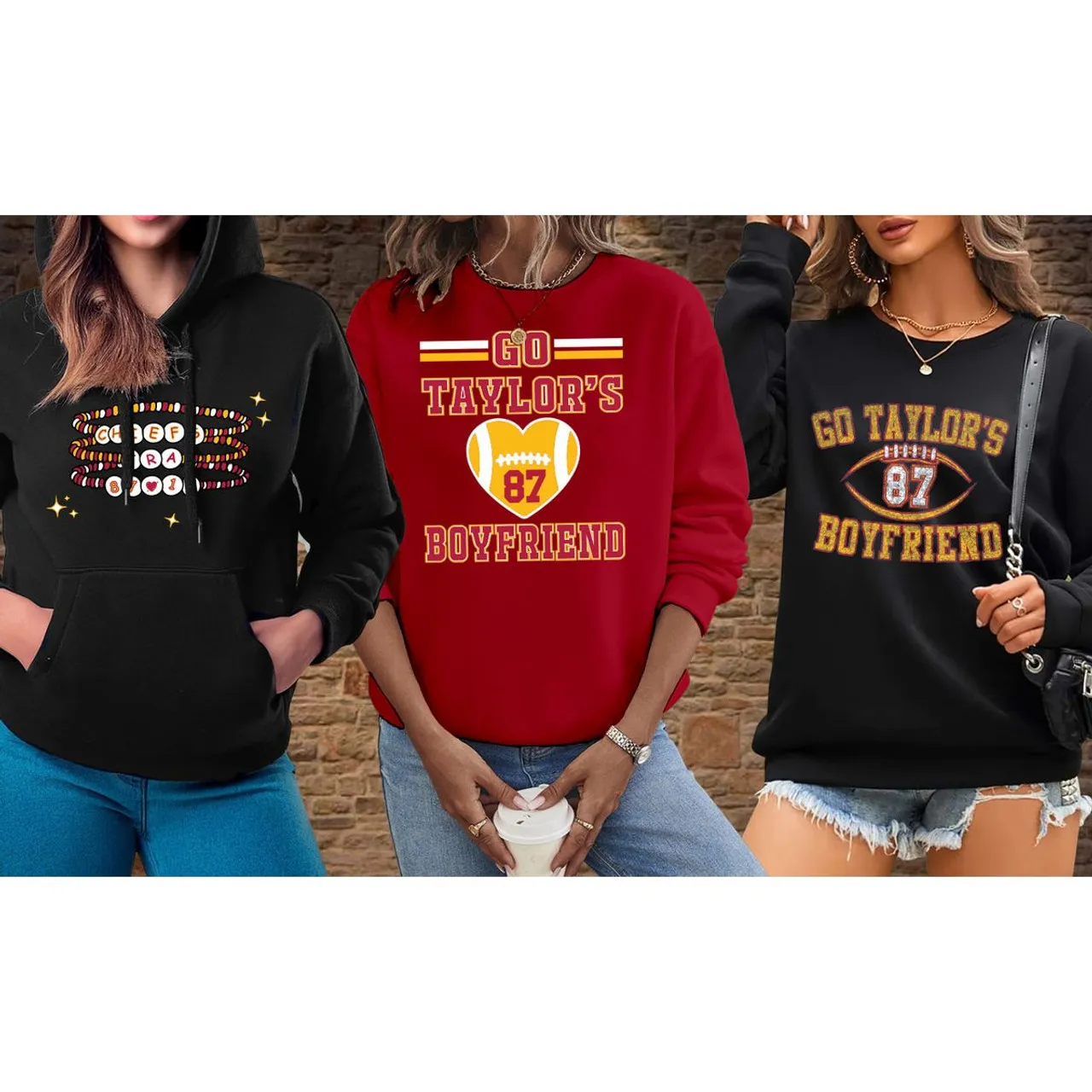 Women's Kansas City Football Love ERA Sweatshirt or Hoodie