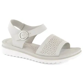 Women's gray openwork sandals Sergio Leone SK082H grey