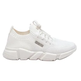 Women's Light Sneakers Memory Foam System Big Star JJ274268 White