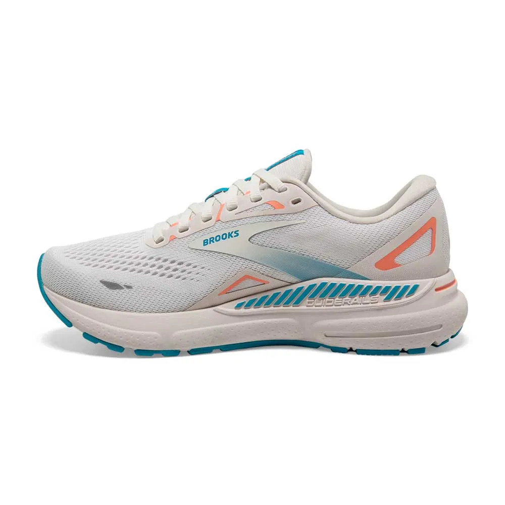 Women's Adrenaline GTS 23 Running Shoe - Coconut/Papaya/Blue - Regular (B)