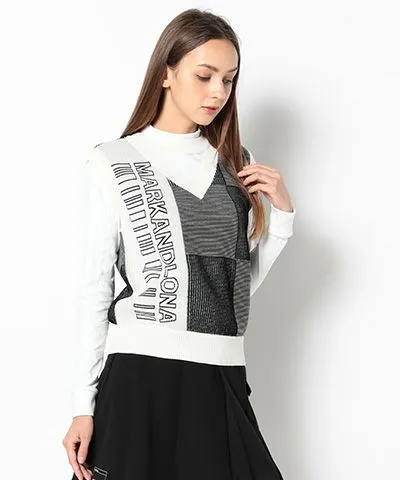 Women's CD9-BPVK knit vest WHITE