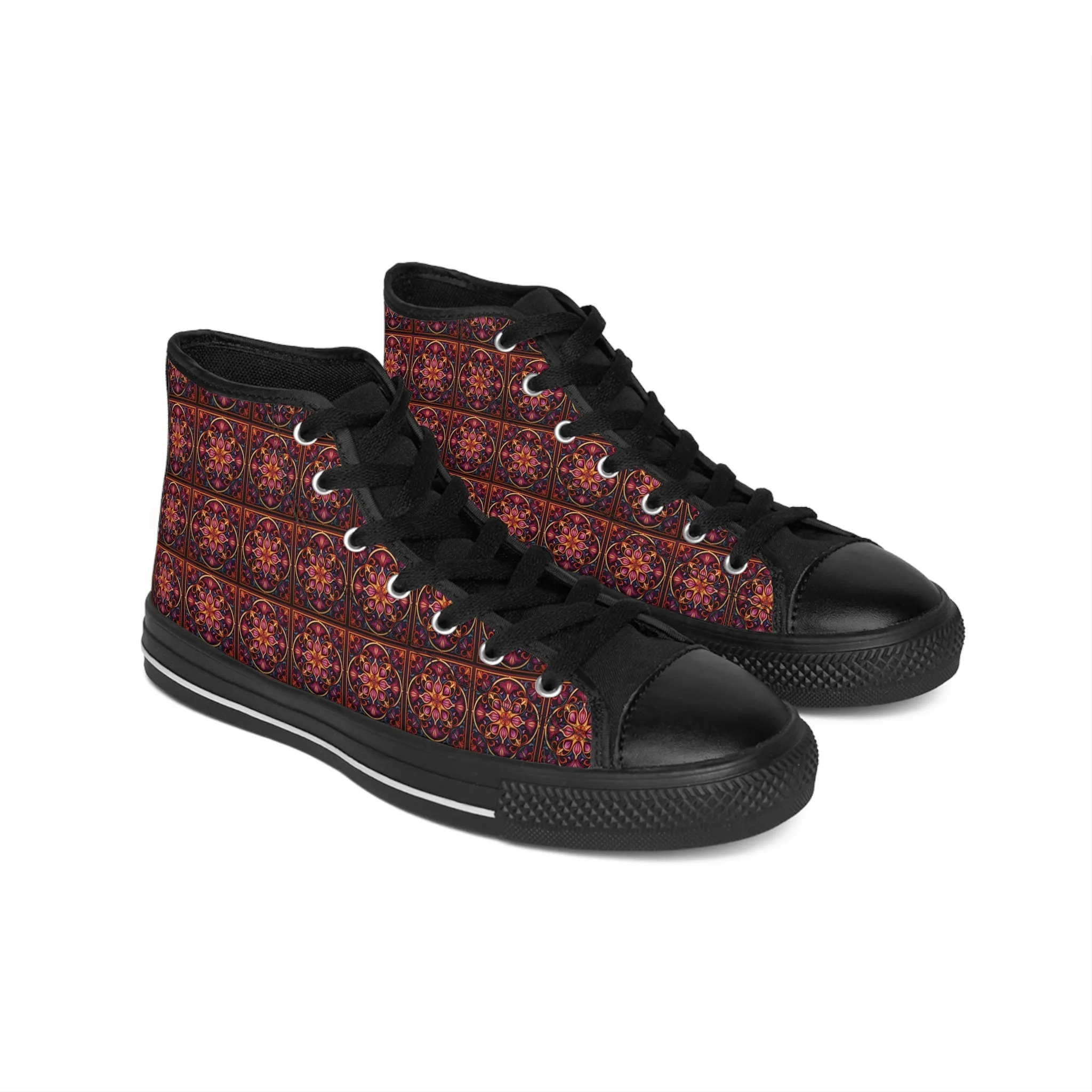 Women's Classic Bold Style High Sneakers. GB-000010Cko