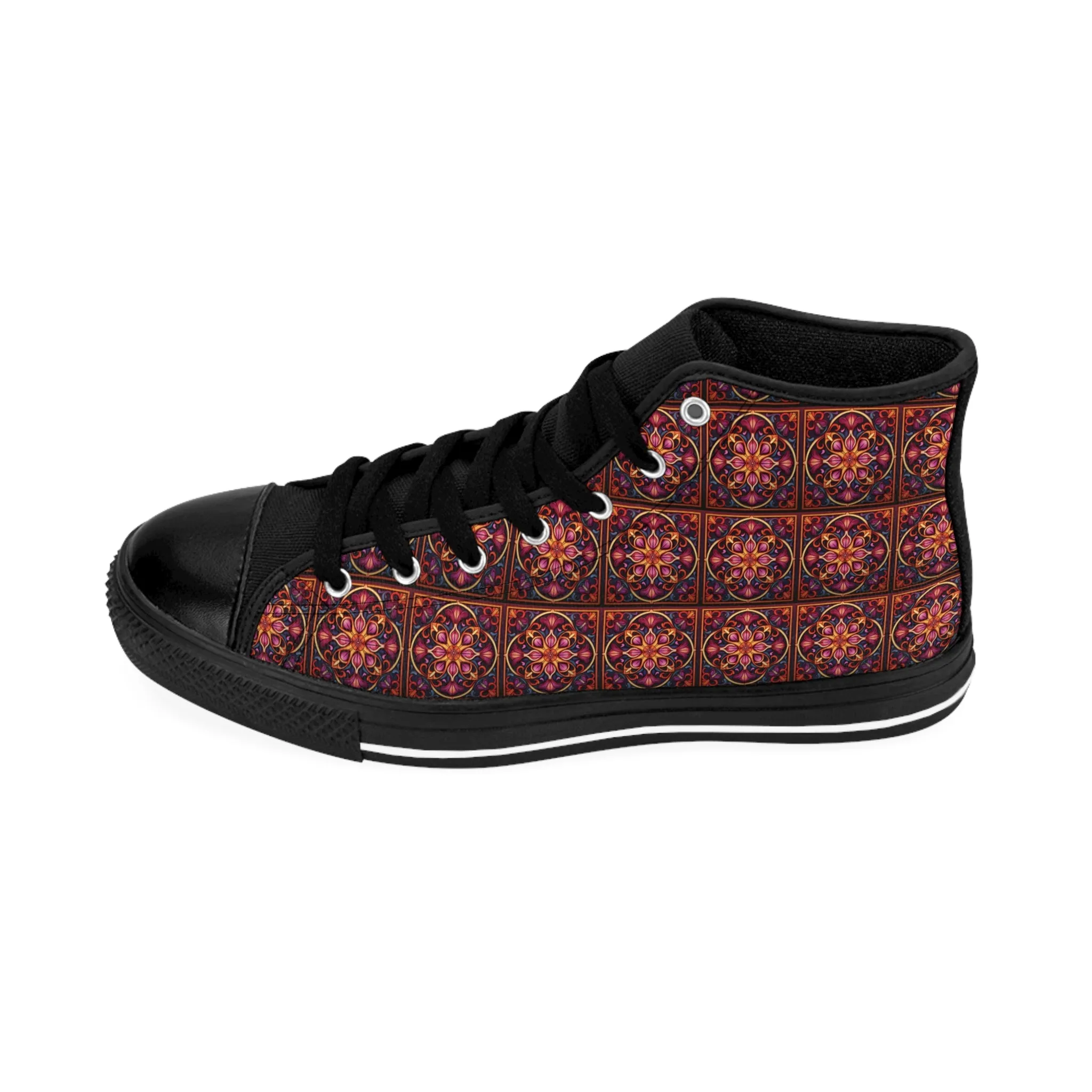 Women's Classic Bold Style High Sneakers. GB-000010Cko