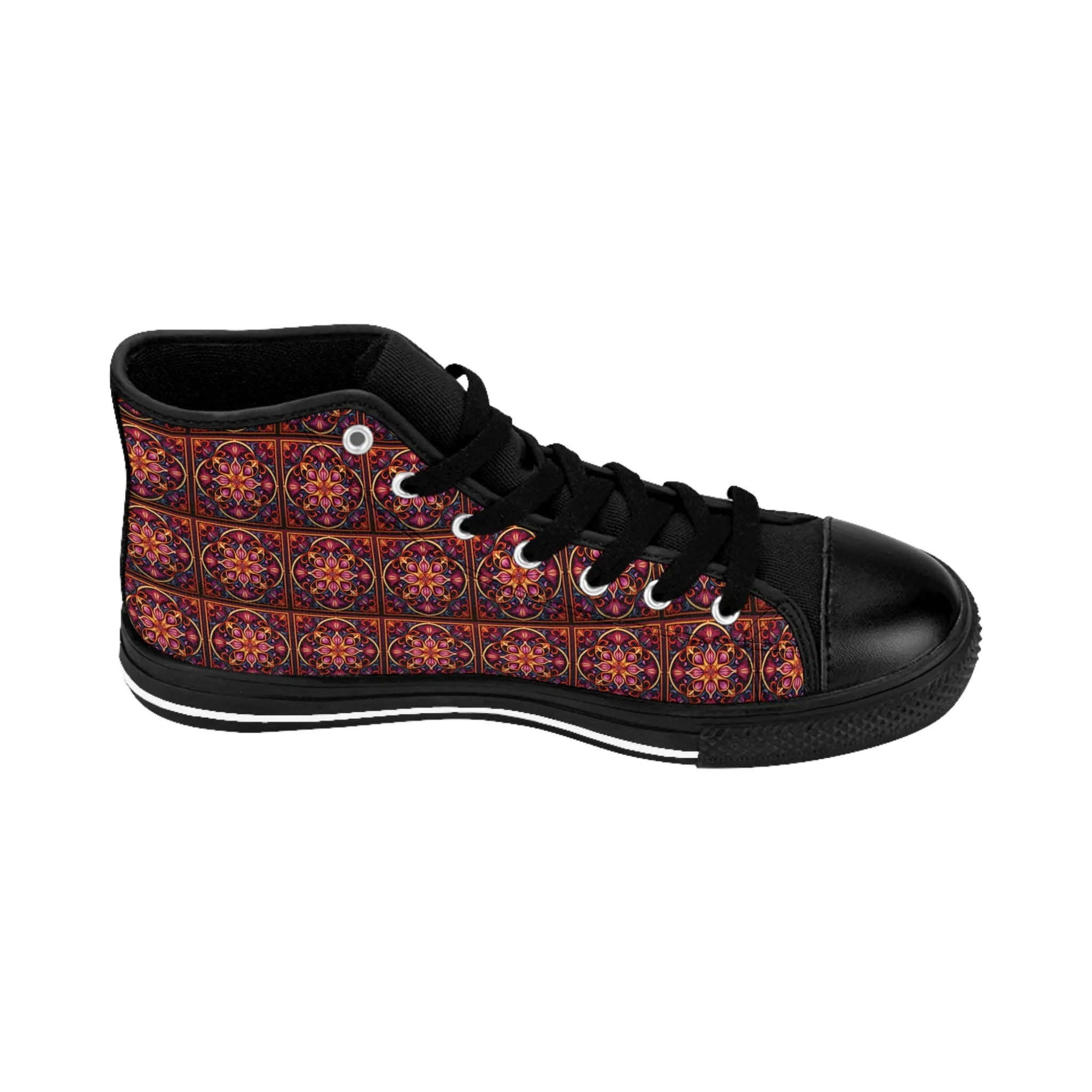 Women's Classic Bold Style High Sneakers. GB-000010Cko