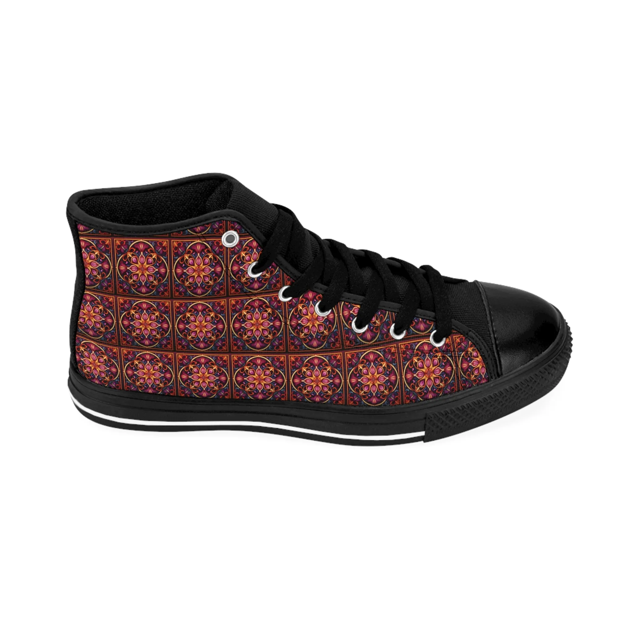 Women's Classic Bold Style High Sneakers. GB-000010Cko