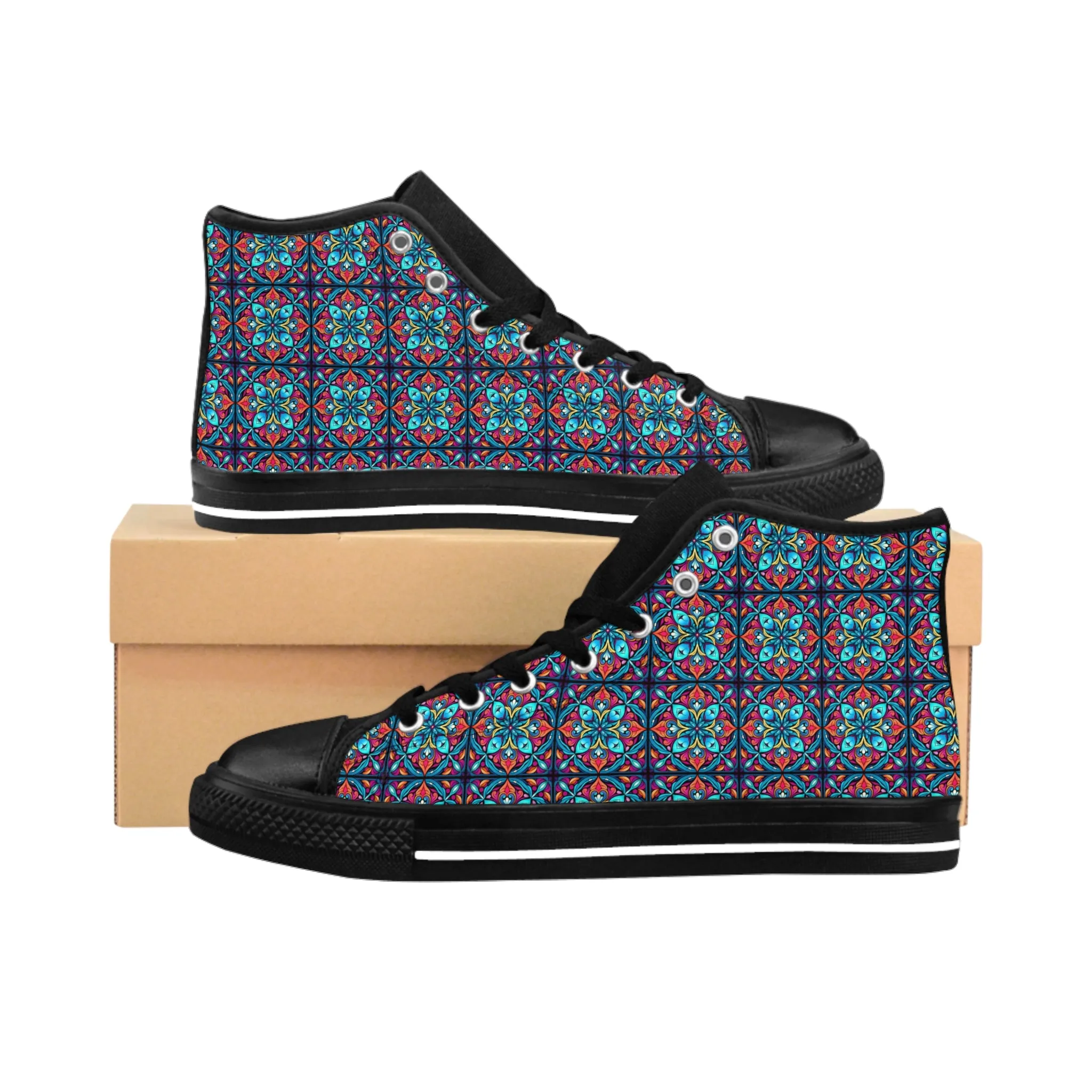 Women's Classic Trendsetting Style High Sneakers. GB-000008Cmj