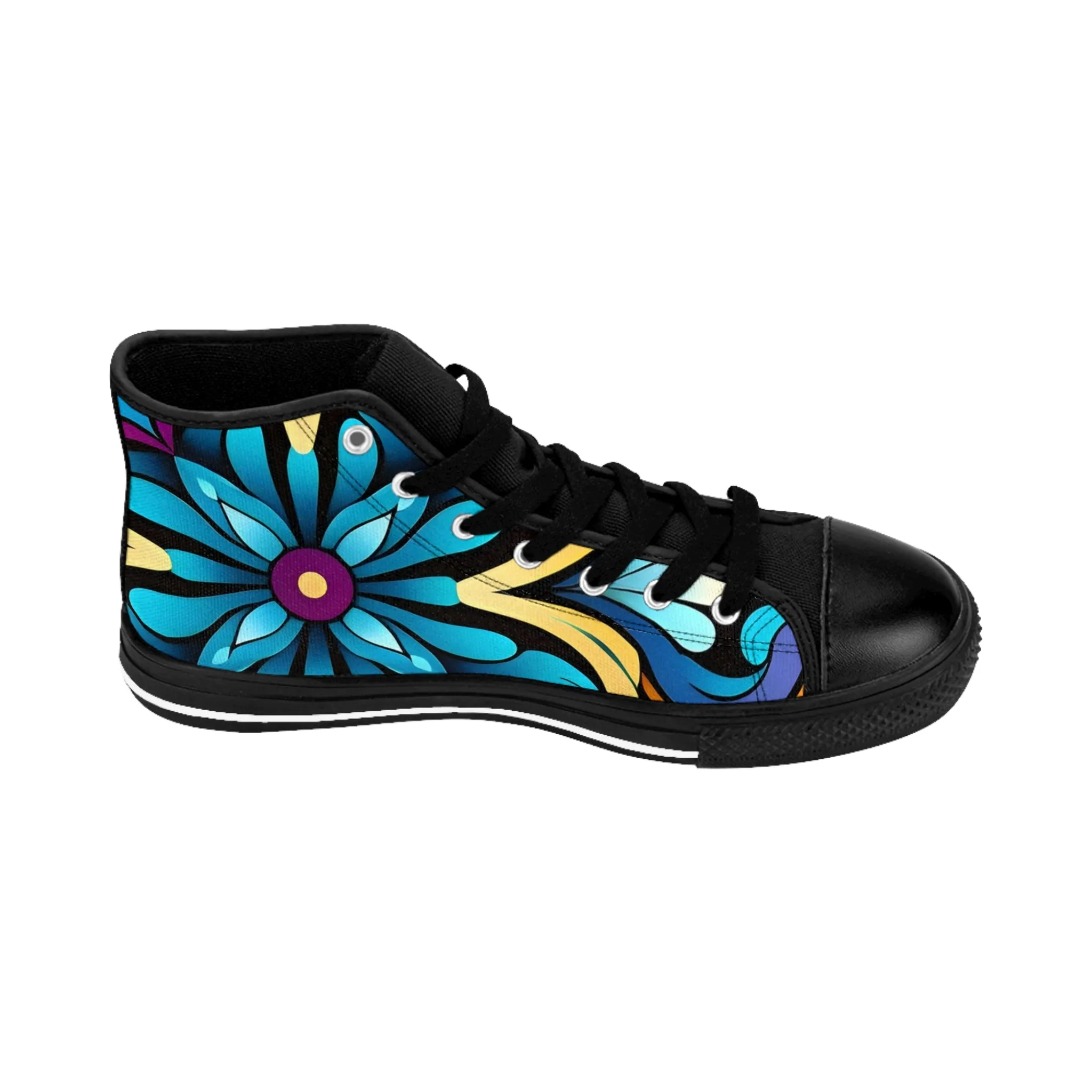 Women's Classic Urban Chic High Sneakers. GB-000008Chy