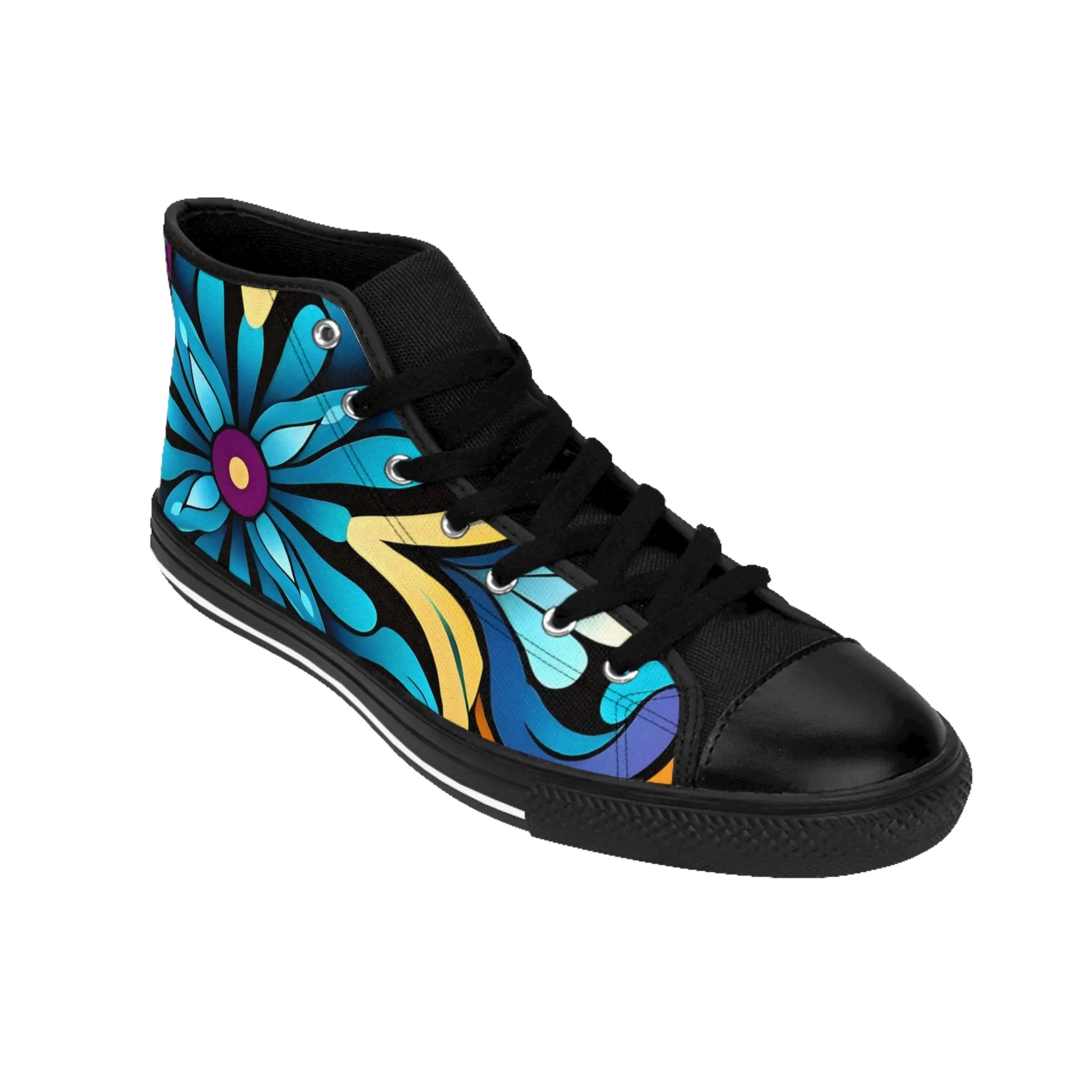 Women's Classic Urban Chic High Sneakers. GB-000008Chy