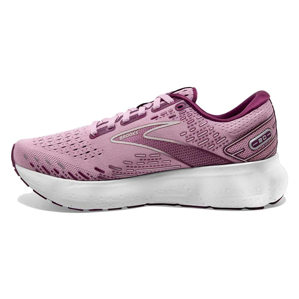 Women's Glycerin 20 Running Shoe - Mauve/Grape Wine/Grey - Regular (B)