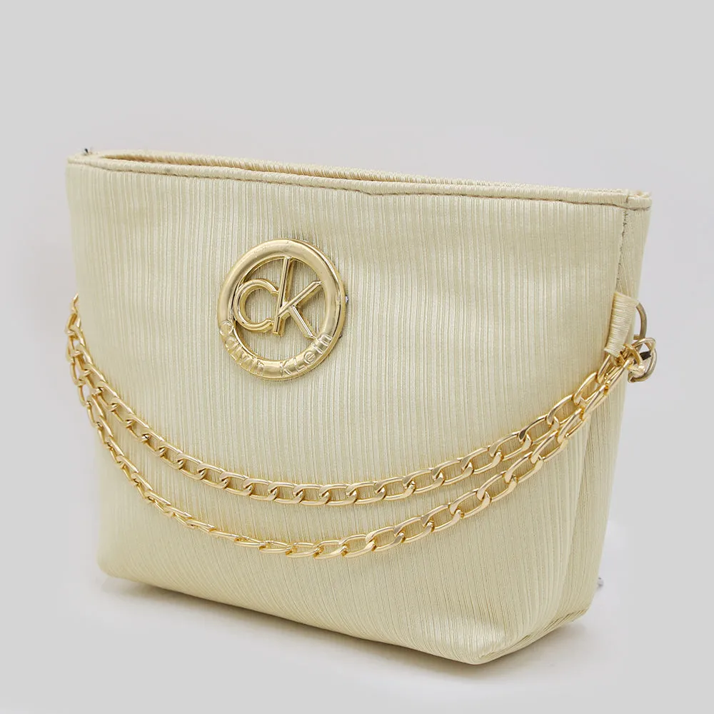 Women's Shoulder Bag - Golden