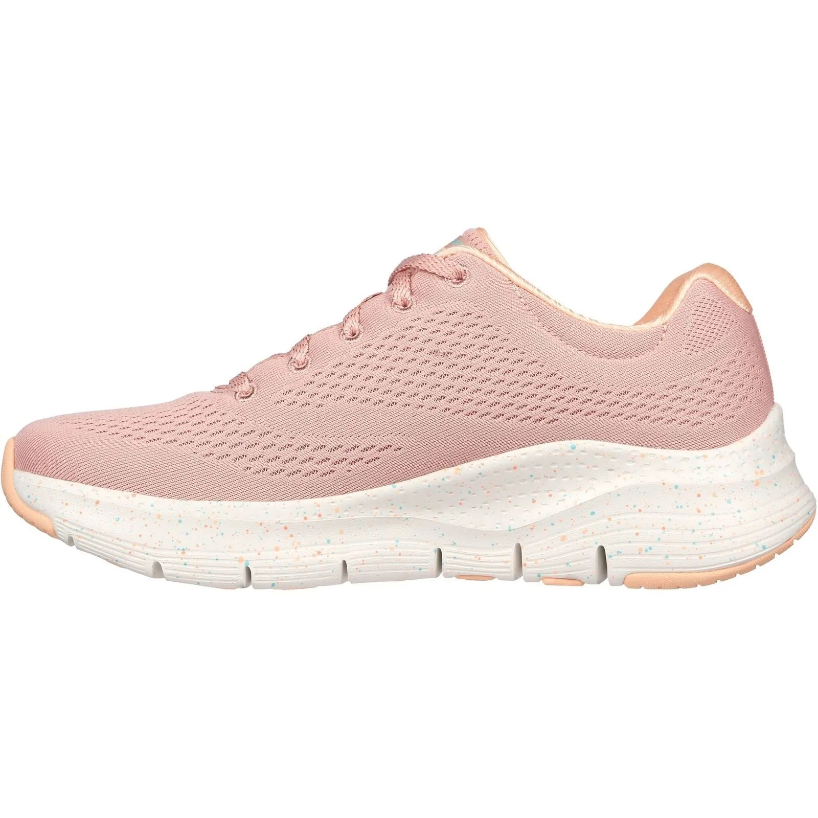 Women's Wide Fit Skechers 149566 Arch Fit Freckle Me Sneakers