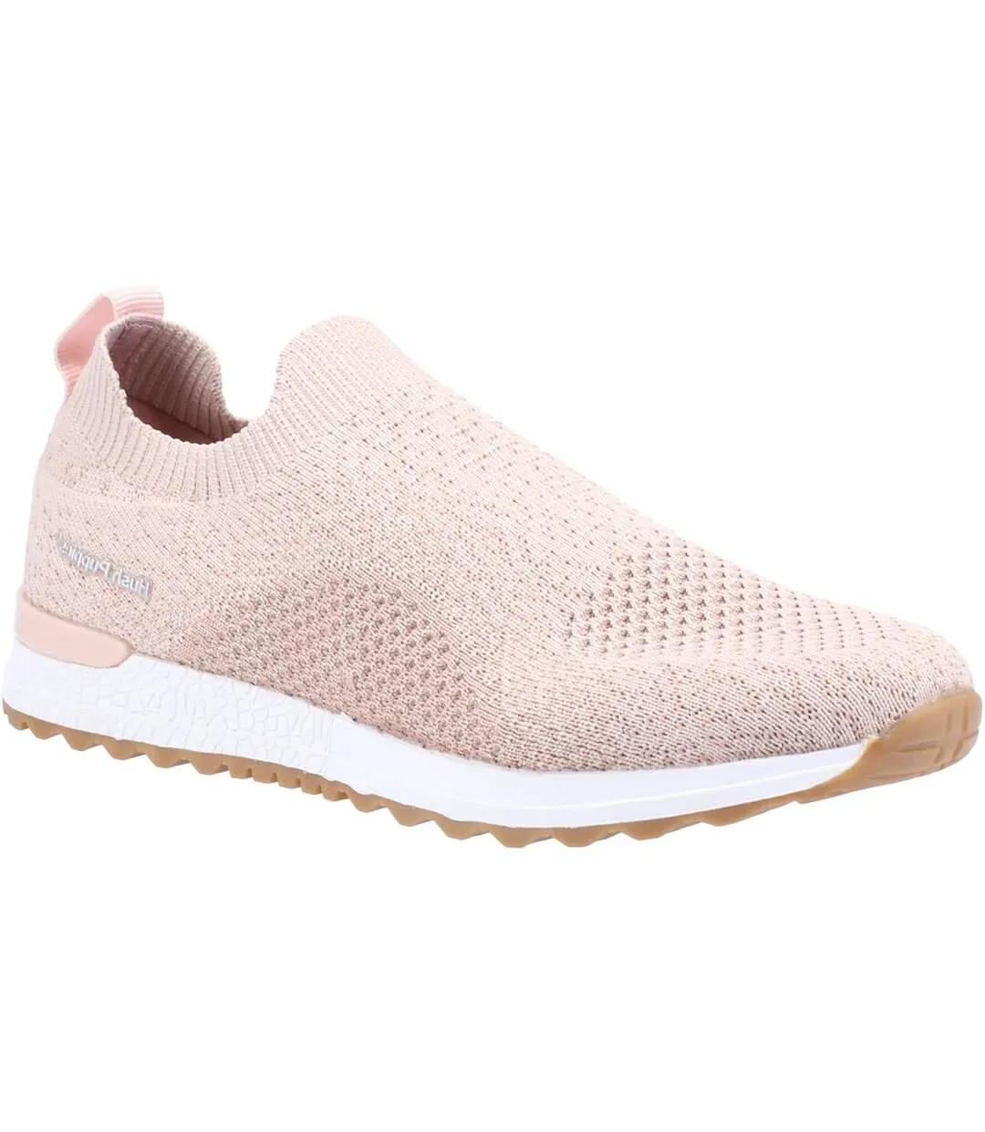 Womens/ladies ennis trainers blush Hush Puppies